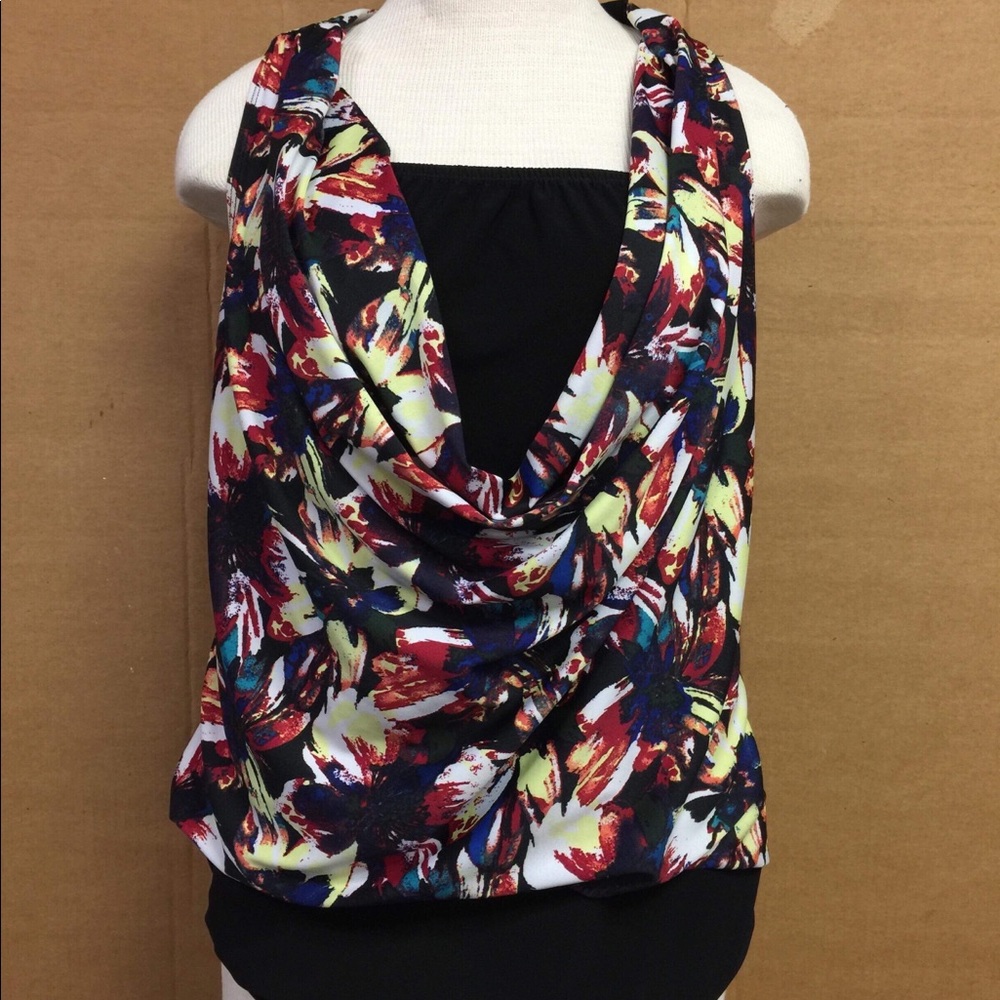 Women’s black halter top shirt size 2XL